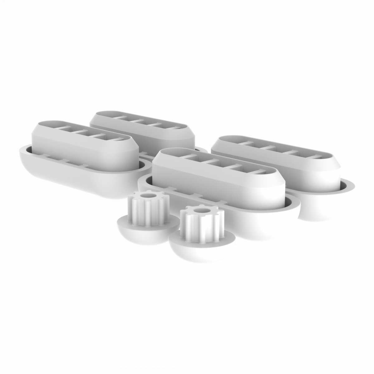 Ersatz-Puffer für Duroplast WC-Sitz, weiß - 01986