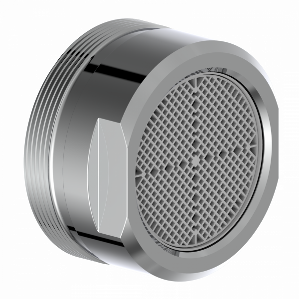 Ersatz-Mischdüse, M24x1, Edelstahloptik - 00602