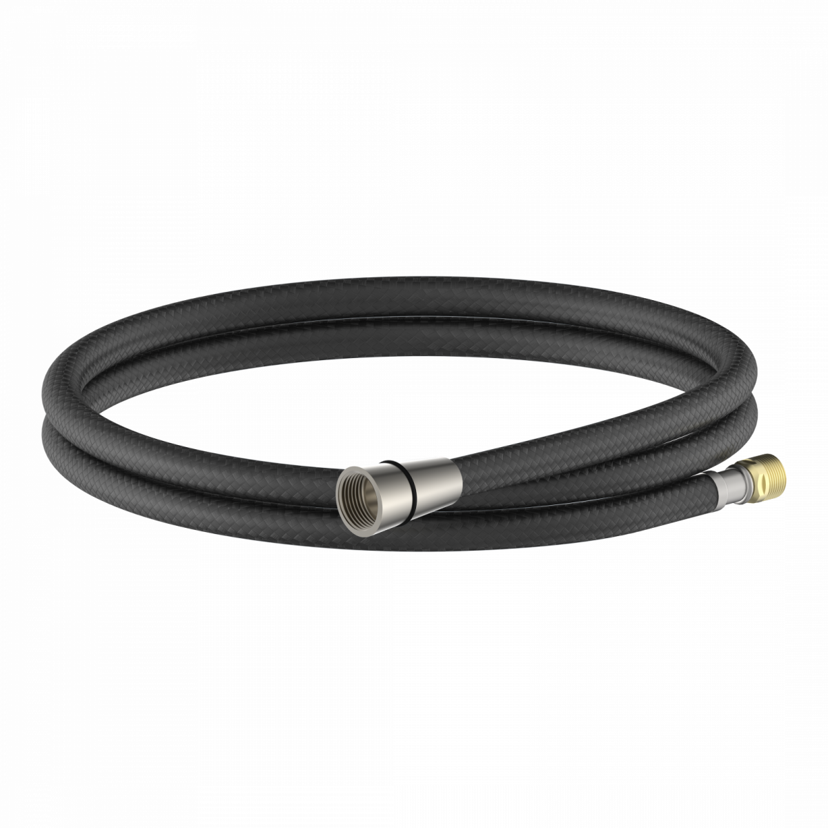 Geschirrbrauseschlauch, 1500 mm, Edelstahloptik, konische Mutter - 01748