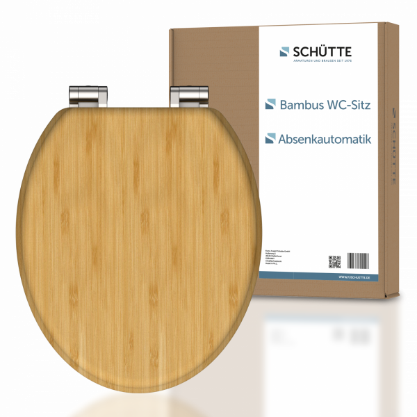WC-Sitz BAMBUS, mit Absenkautomatik