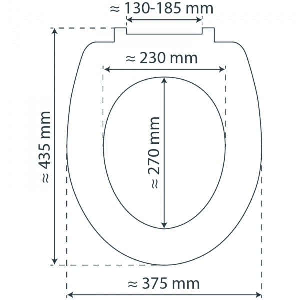 MDF WC-Sitz MARMOR STONE, mit Absenkautomatik