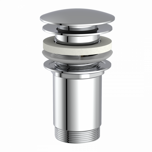 Ablaufgarnitur Chrom E1 mit Überlauf | instmaier