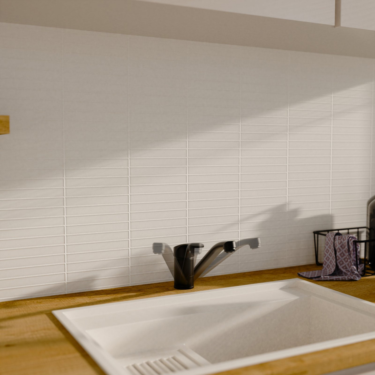 Küchenarmatur Vera, in Schwarz matt mit schwenkbarem Auslauf, Niederdruck