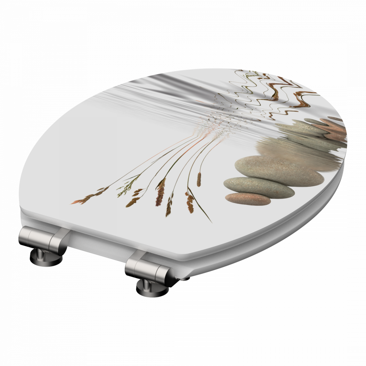 MDF High Gloss WC-Sitz BALANCE, mit Absenkautomatik