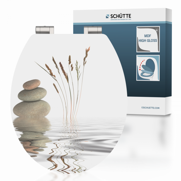 MDF High Gloss WC-Sitz BALANCE, mit Absenkautomatik