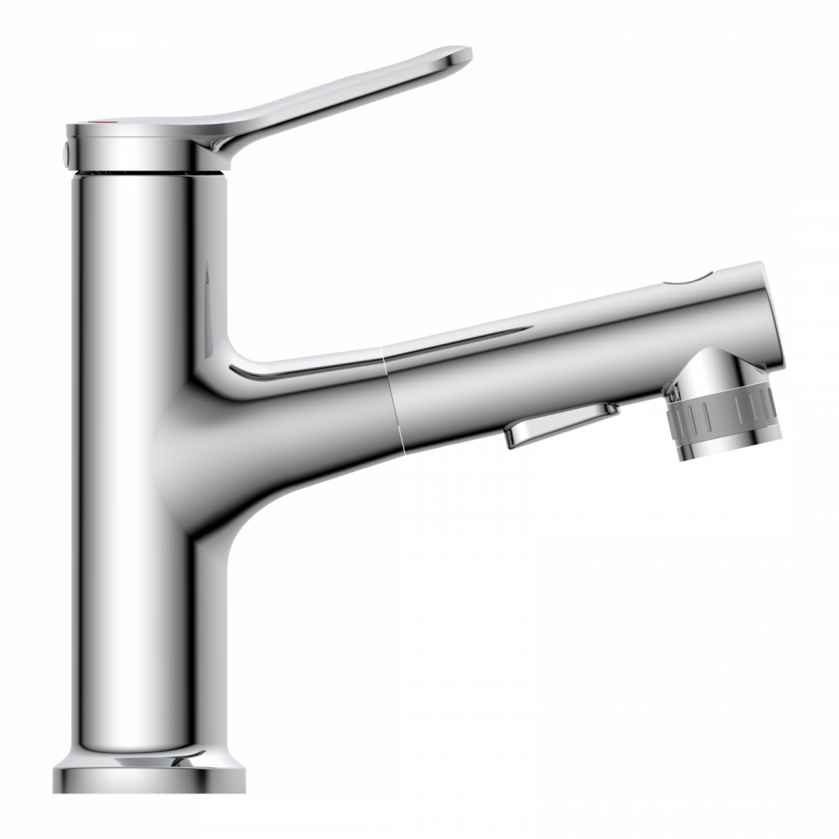 Waschtischarmatur VARIABILE, mit herausziehbarer Haarbrause, Chrom