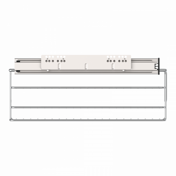 Teleskopschublade, Chrom, für 50 cm Schrank