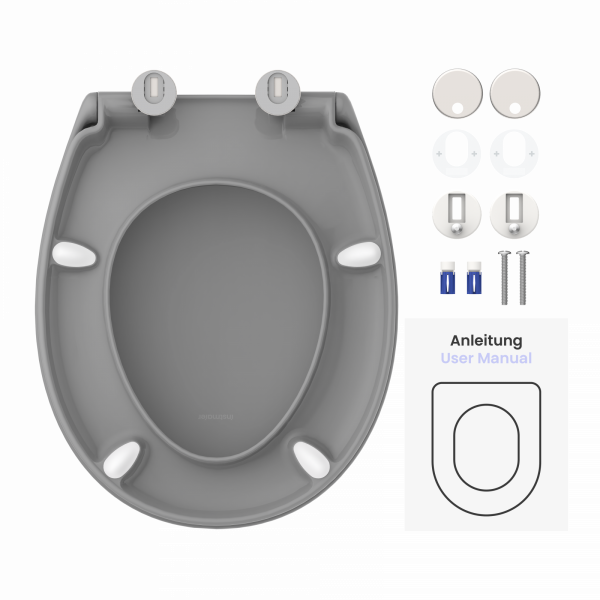 WC Sitz GREY Made in Germany