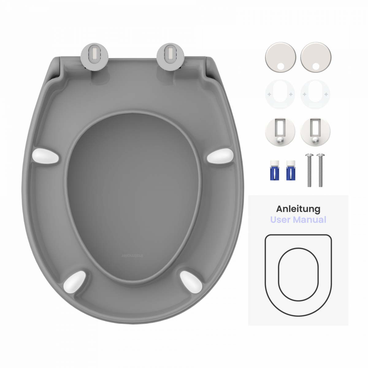 WC Sitz GREY Made in Germany