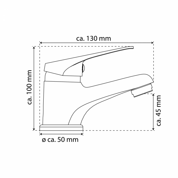 SPEED Waschtischarmatur, Weiß