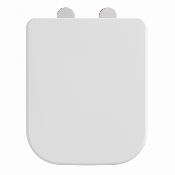 WC-Sitz Helma TÜV geprüft, in Weiß mit Absenkautomatik und Schnellverschluss, E-Form