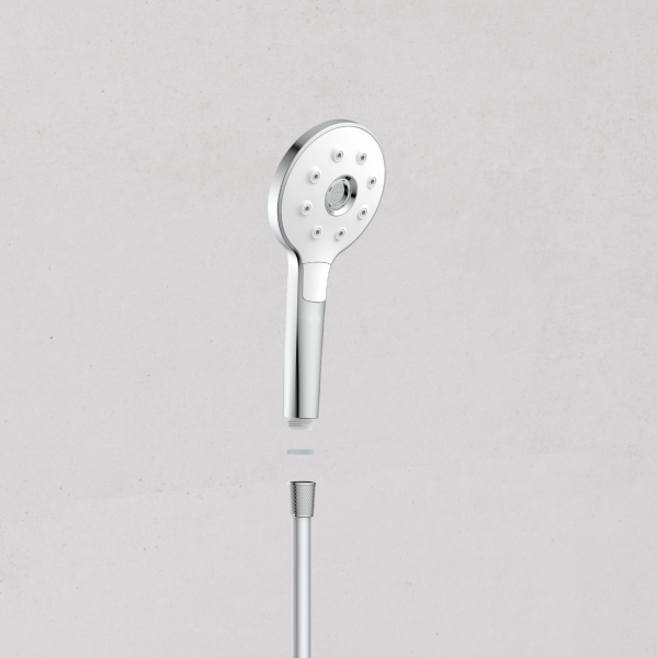 Duschkopf Peruzzi, Chrom-Weiß