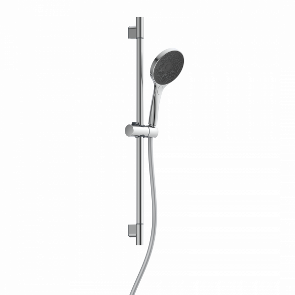 CAPRI Stangenbrauseset, Chrom/Anthrazit