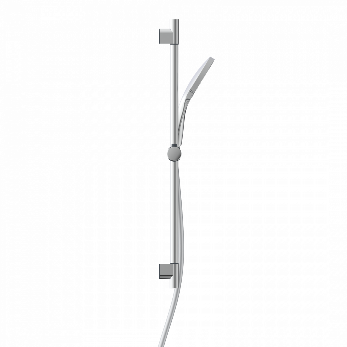 CAPRI Stangenbrauseset, Chrom/Anthrazit