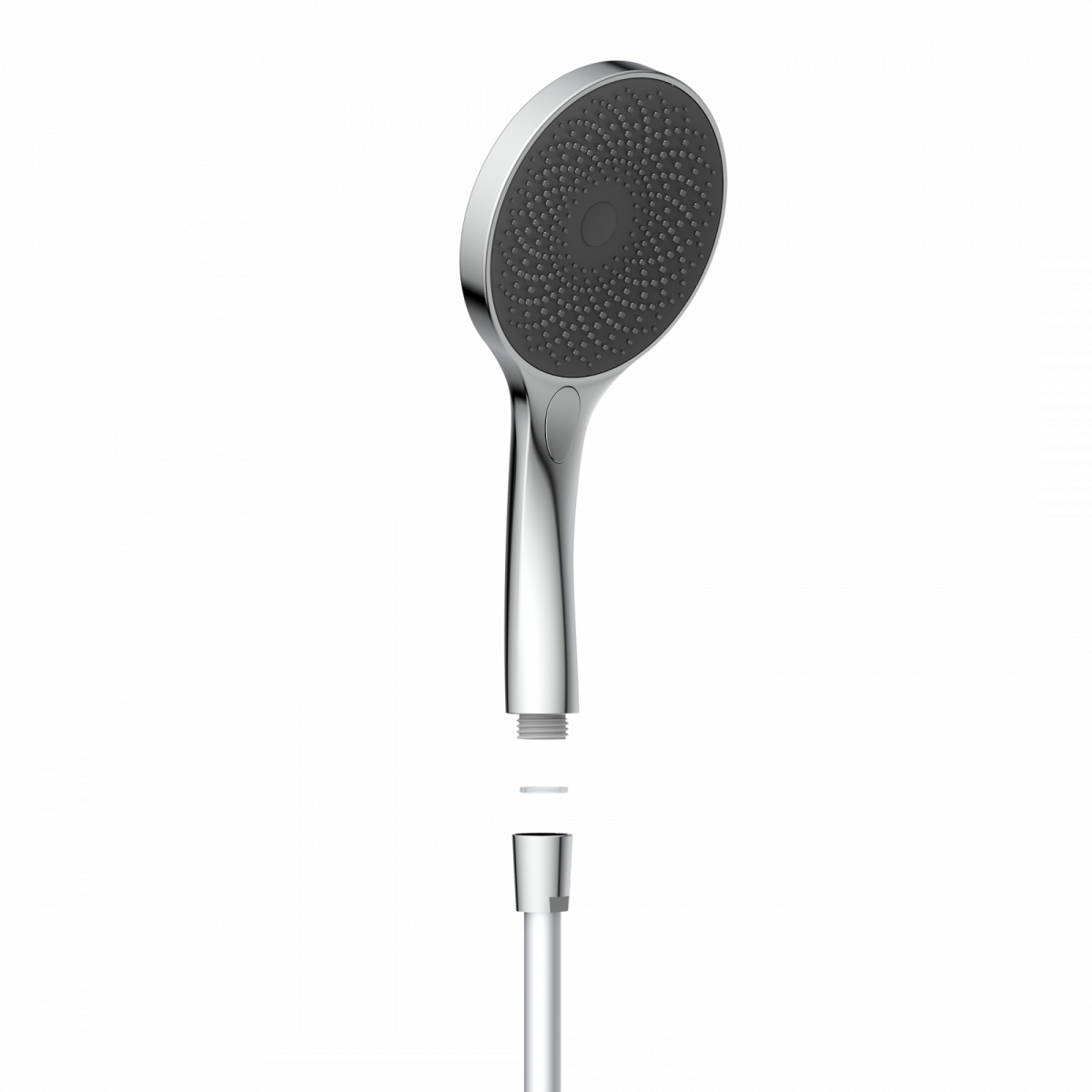 CAPRI Stangenbrauseset, Chrom/Anthrazit