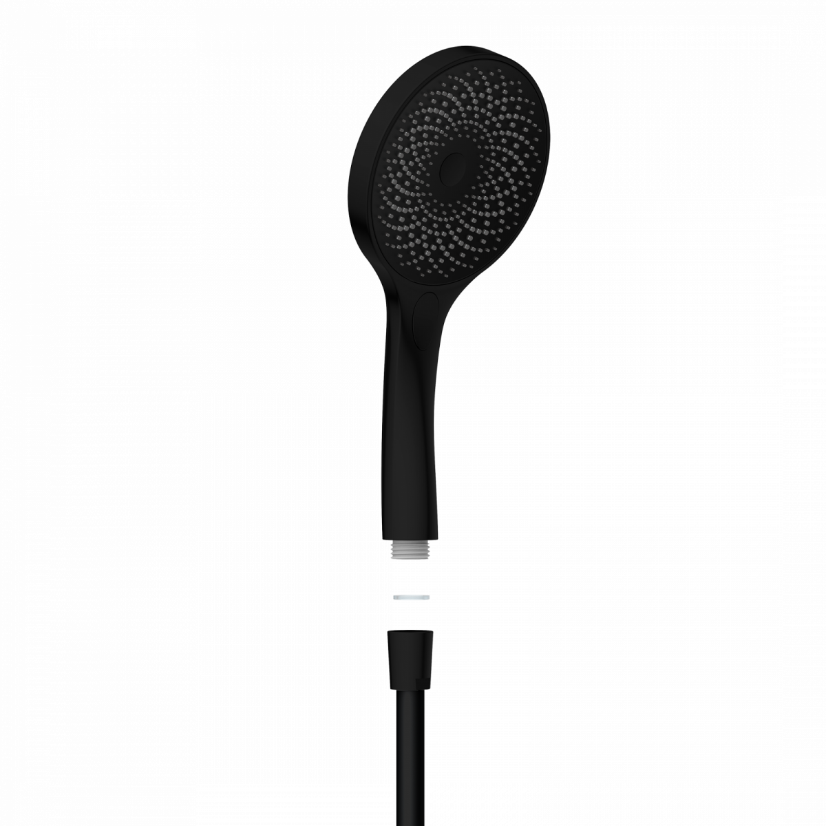 CAPRI Stangenbrauseset, Schwarz matt