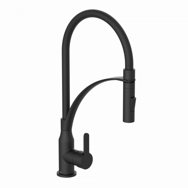 Spültischarmatur CARNEO, Schwarz matt/Schwarz