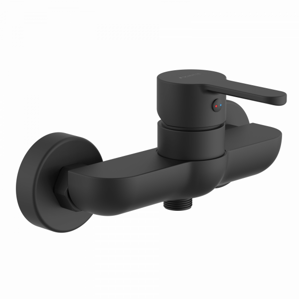 DENVER Duscharmatur, Schwarz matt