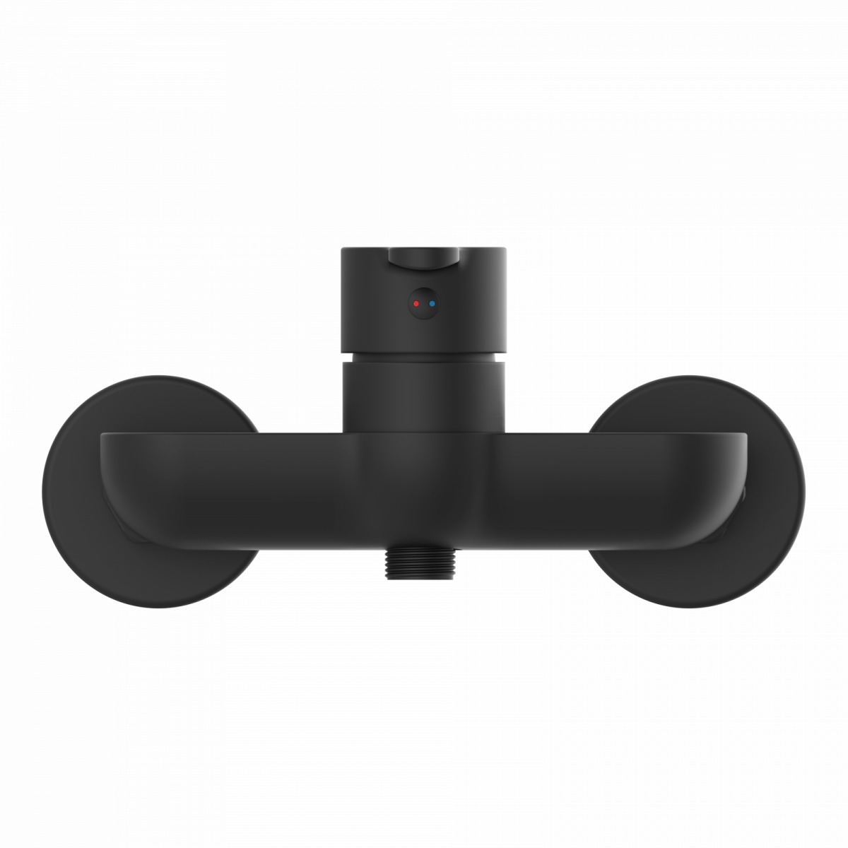 DENVER Duscharmatur, Schwarz matt