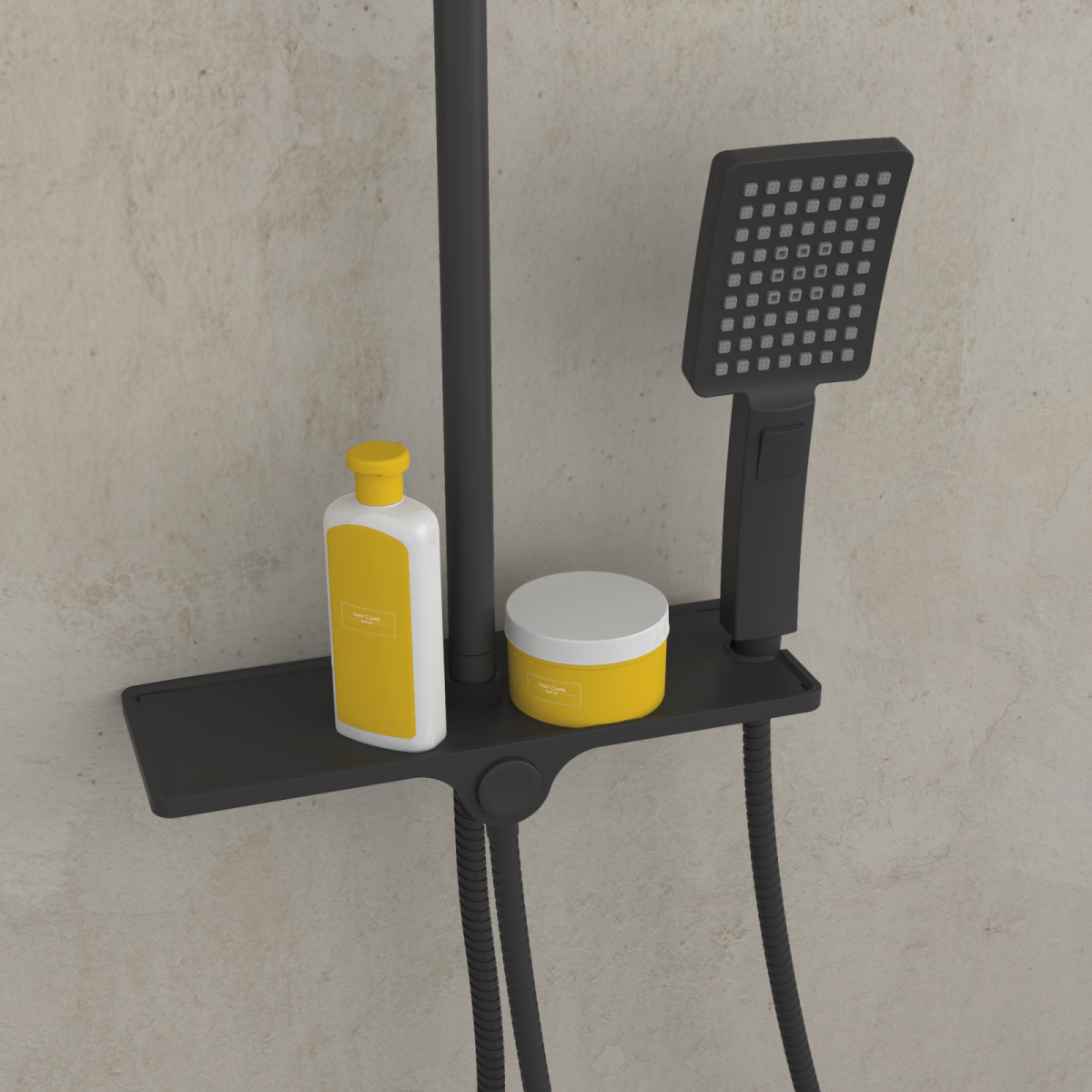 Dusch-Set DS4, Schwarz