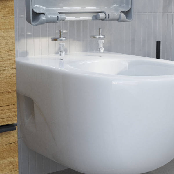 D-Form WC Sitz GREY Made in Germany