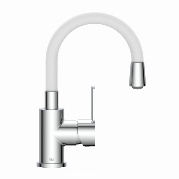 Waschtischarmatur FLEXO, Chrom/Weiß