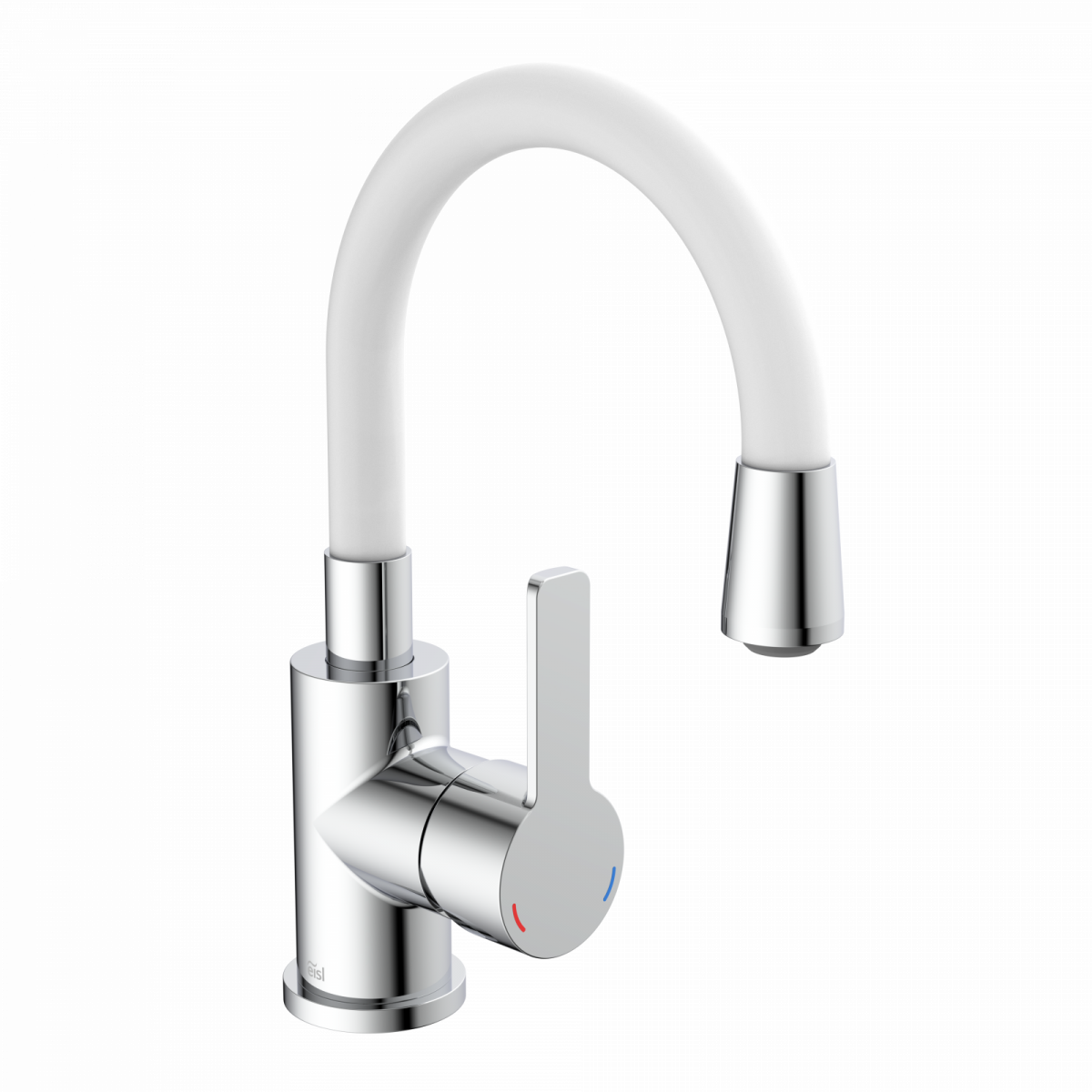 Waschtischarmatur FLEXO, Chrom/Weiß