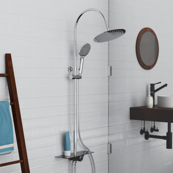 Duschschlauch 150 cm, Silber