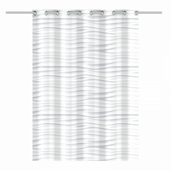 Duschvorhang, White Wave