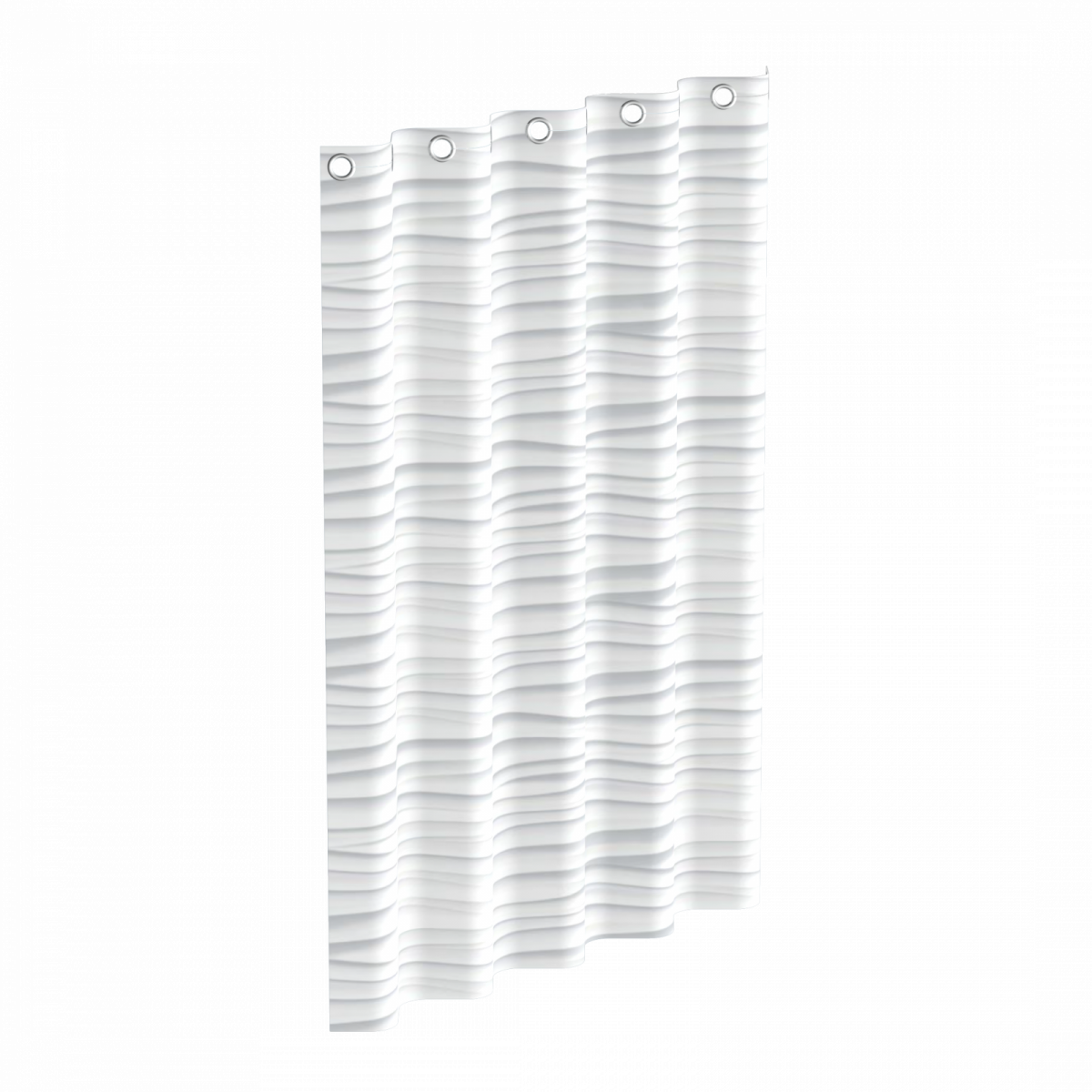 Duschvorhang, White Wave