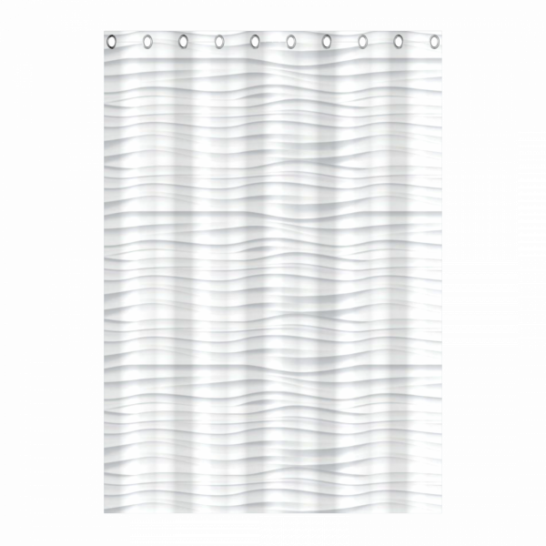 Duschvorhang, White Wave