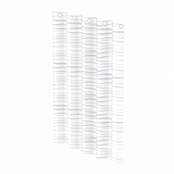 Duschvorhang, White Wave