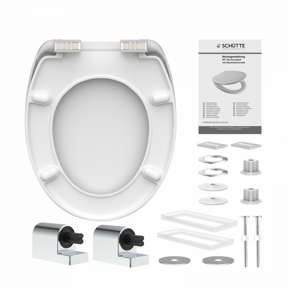 Duroplast WC-Sitz GINGKO und WOOD, mit Absenkautomatik