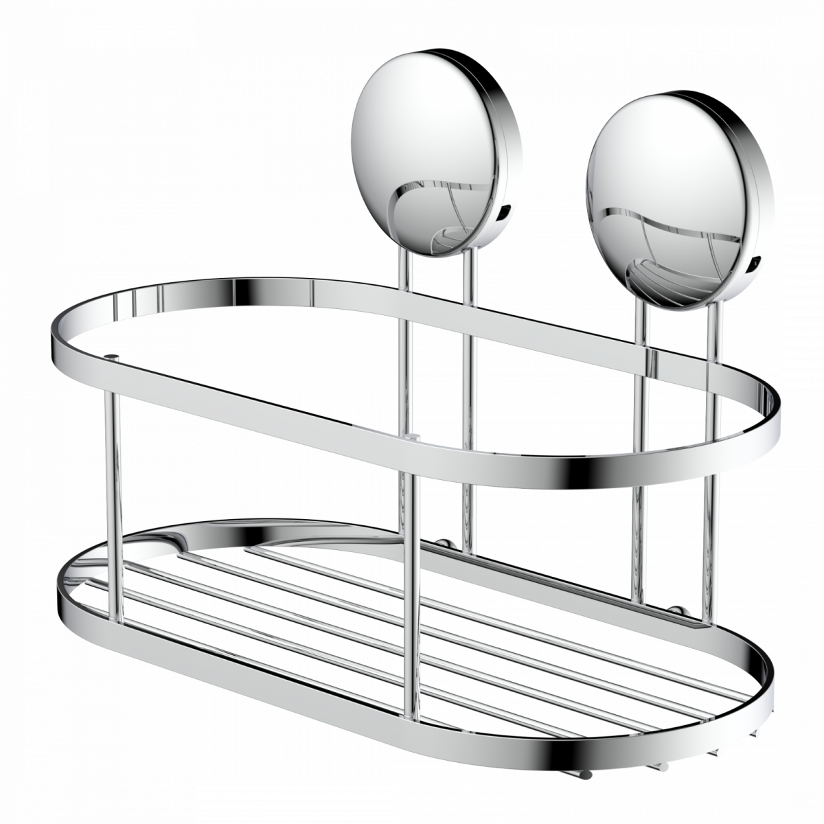 Dusch-Wandablage, chrom, zum Kleben oder Schrauben