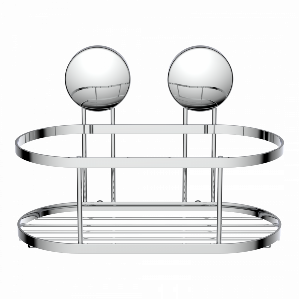 Dusch-Wandablage, chrom, zum Kleben oder Schrauben