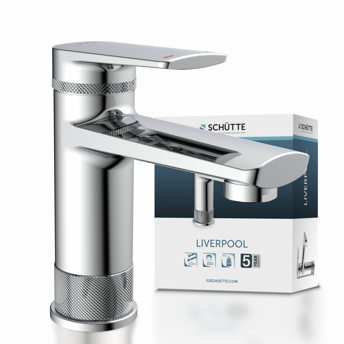 LIVERPOOL Waschtischarmatur, Chrom