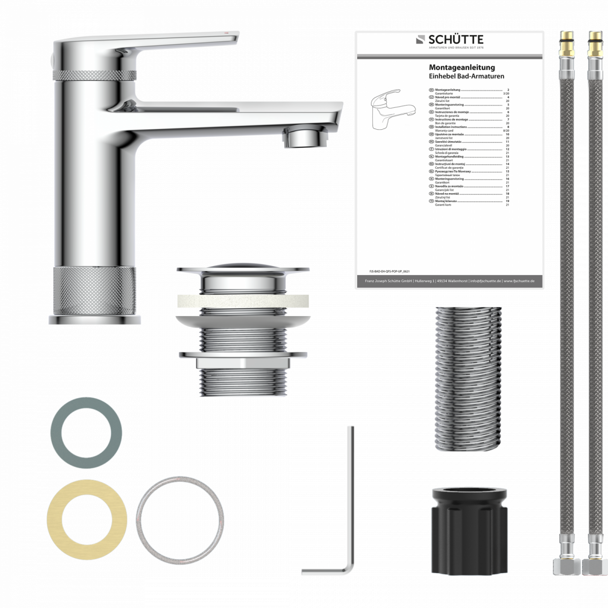 LIVERPOOL Waschtischarmatur, Chrom