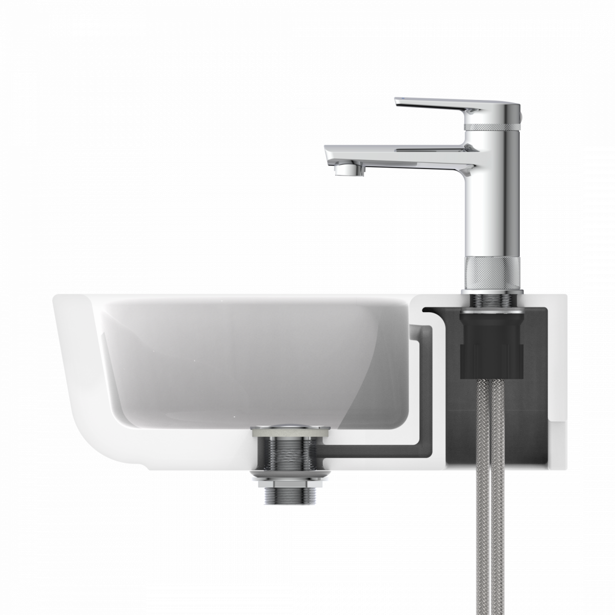 LIVERPOOL Waschtischarmatur, Chrom