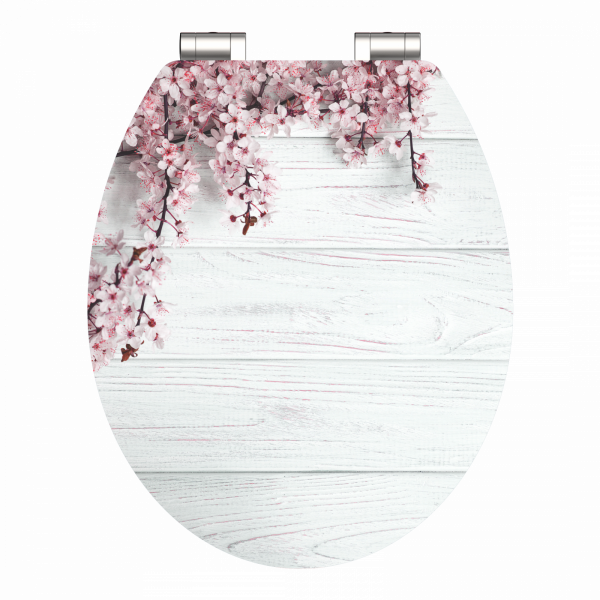 MDF WC-Sitz FLOWERS AND WOOD