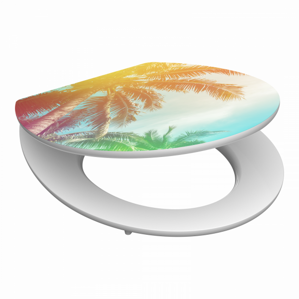 MDF WC Sitz in Strand-Optik, mit FSC-Zertifizierung