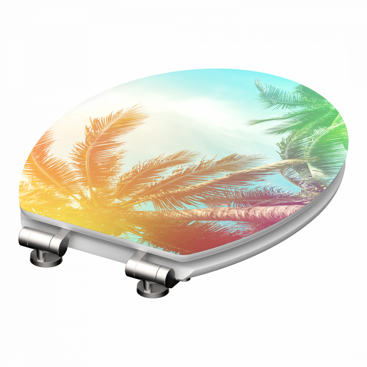 MDF WC Sitz in Strand-Optik, mit FSC-Zertifizierung