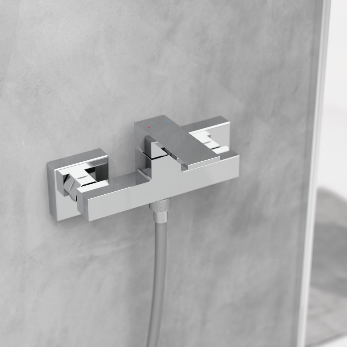 TOKYO II Duscharmatur, Chrom