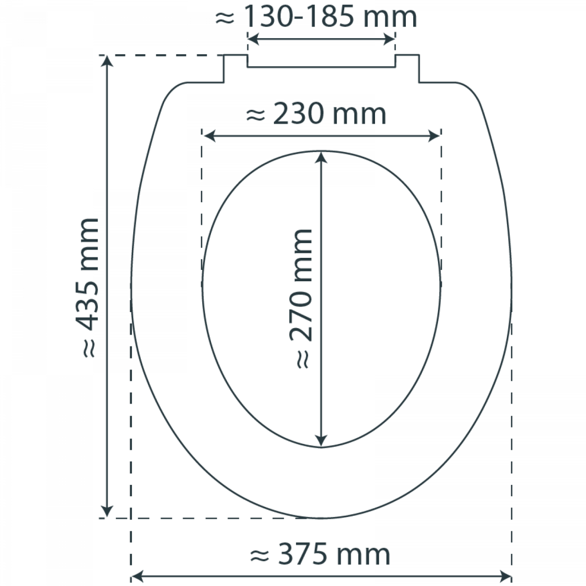 MDF WC-Sitz MARMOR STONE, mit Absenkautomatik