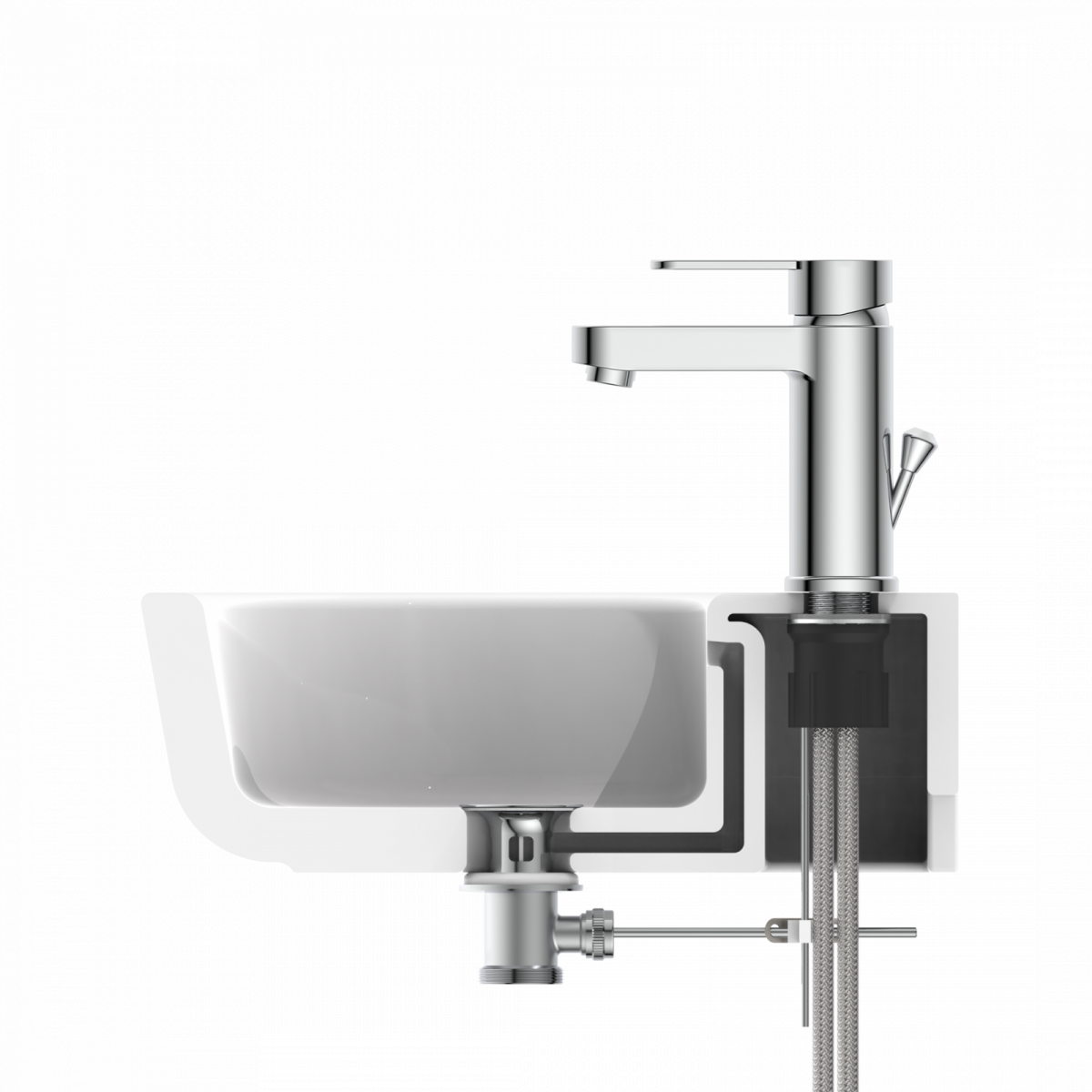 ELEPHANT Waschtischarmatur, Chrom