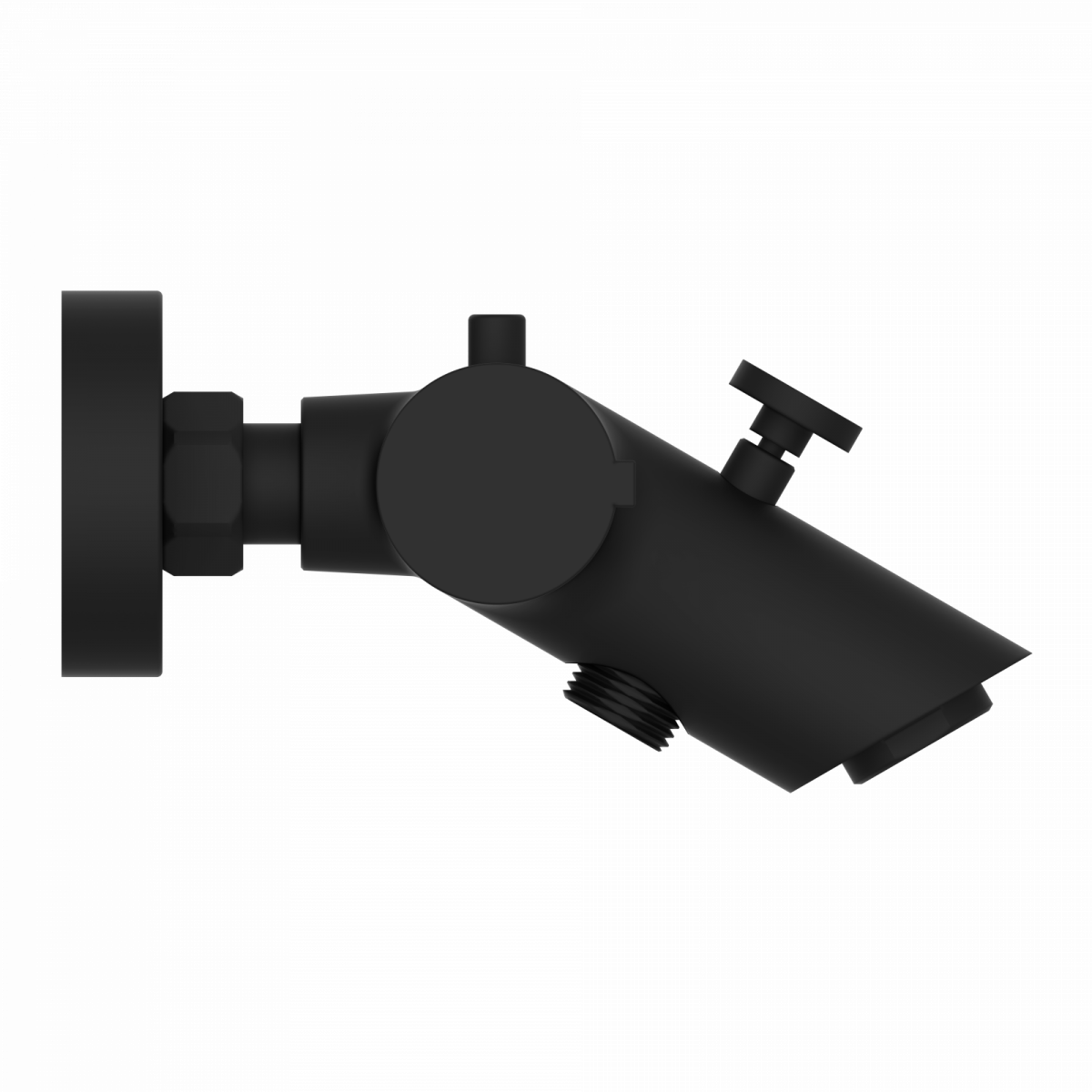 LONDON Thermostat Wannenfüllarmatur, Schwarz