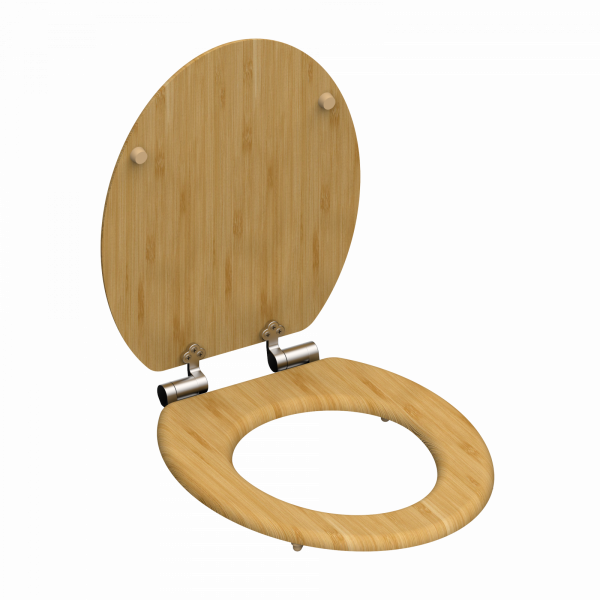 WC-Sitz BAMBUS, mit Absenkautomatik