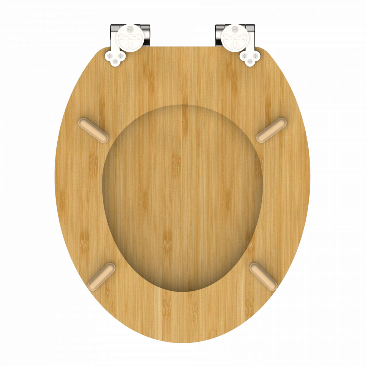 WC-Sitz BAMBUS, mit Absenkautomatik