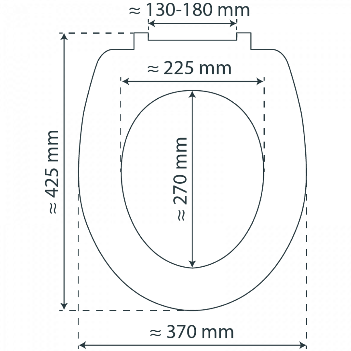 WC-Sitz BAMBUS, mit Absenkautomatik