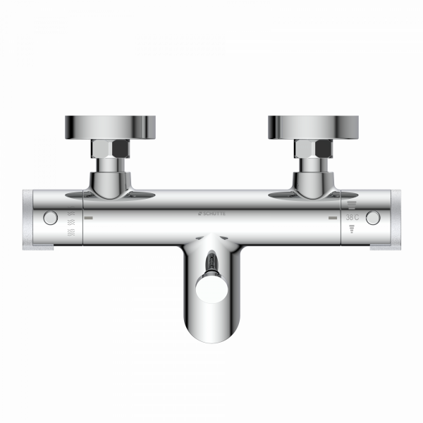 LONDON Thermostat Wannenfüllarmatur, Chrom