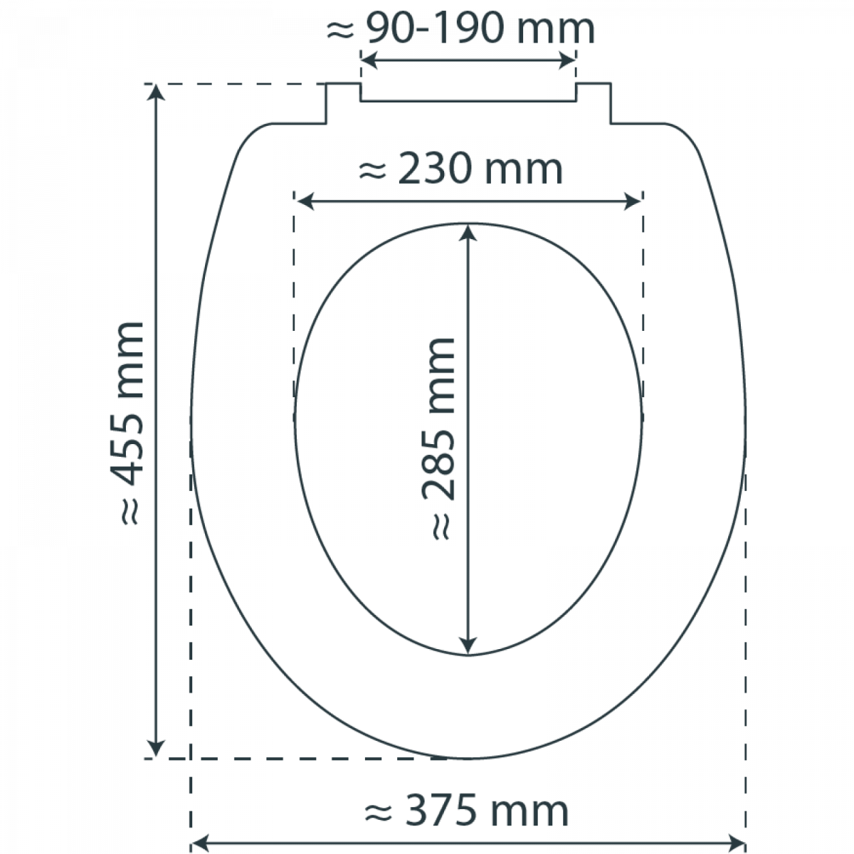 Duroplast WC-Sitz SUNSET SKY, mit Absenkautomatik und Schnellverschluss